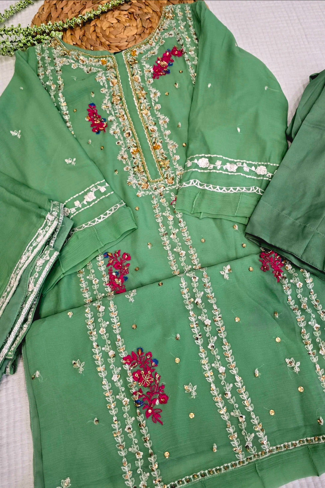 RTW Embroidered Chiffon