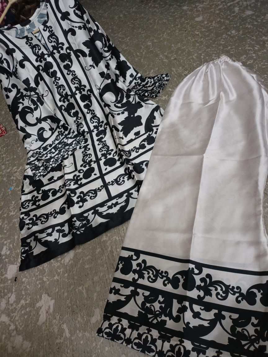 3pc Printed Silk