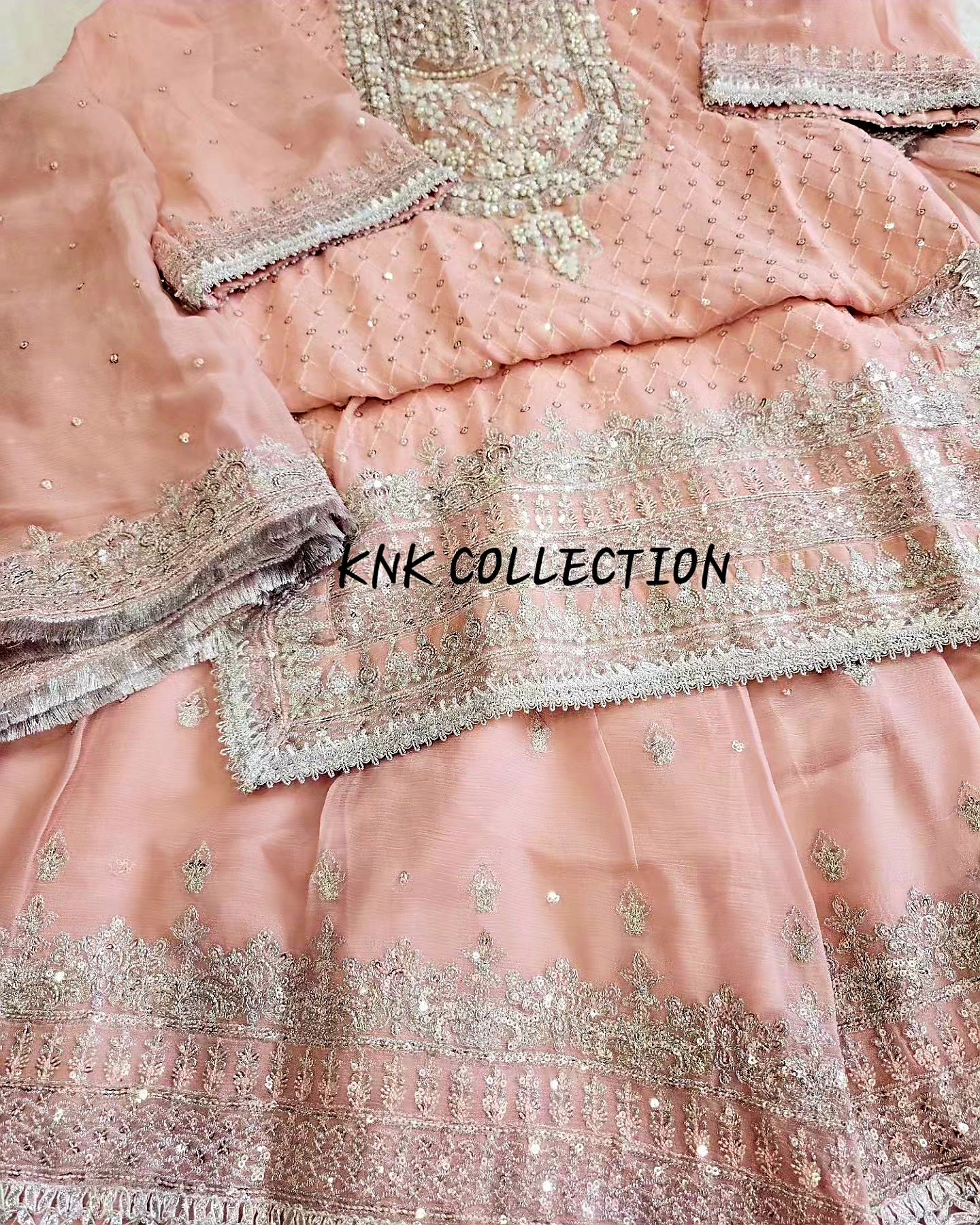 CHIFFON PARTY WEAR GHARARA SET