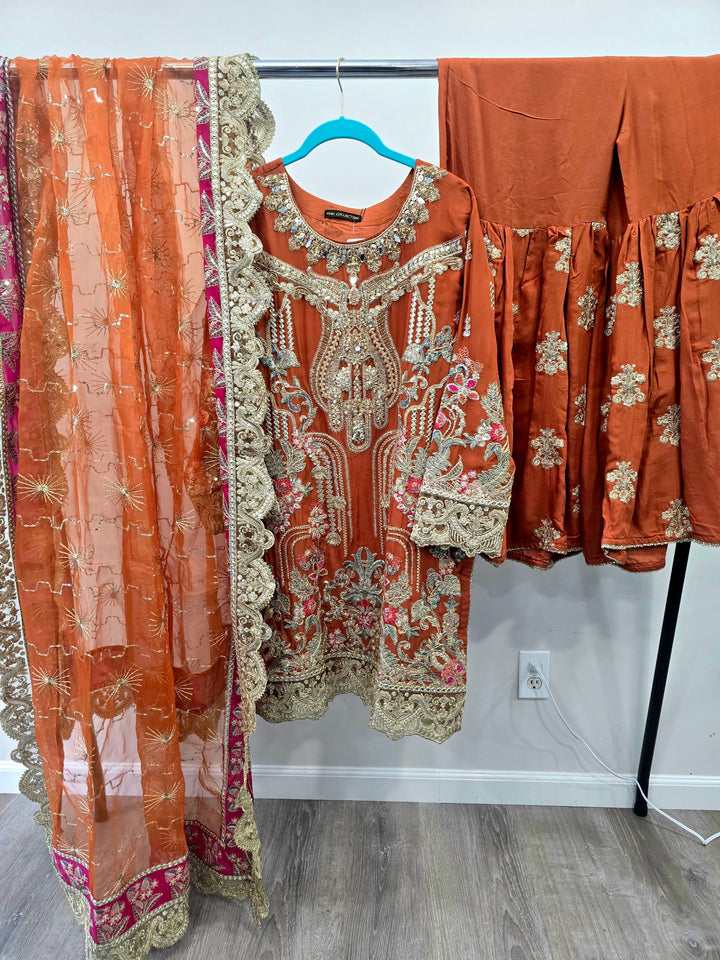 PARTY WEAR GHARARA SET