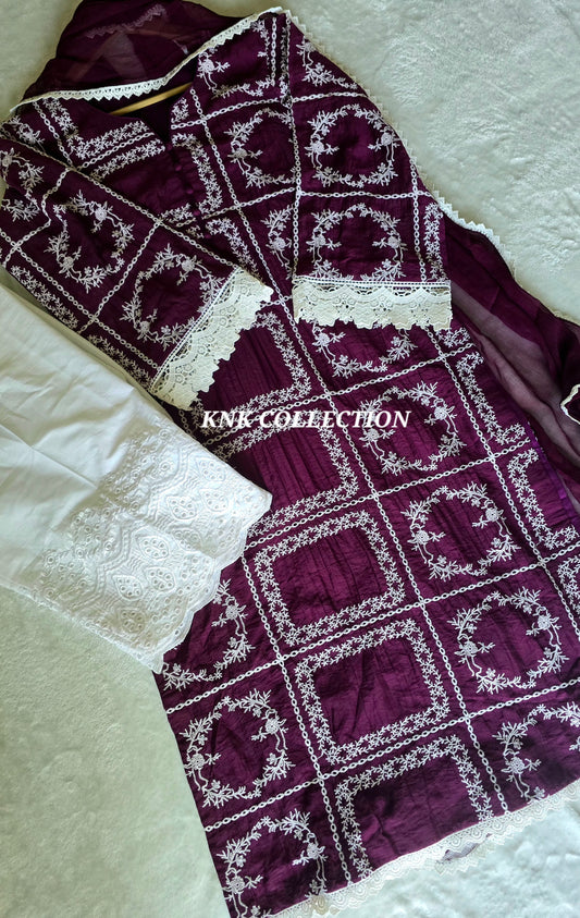 Embroidered Paper Cotton