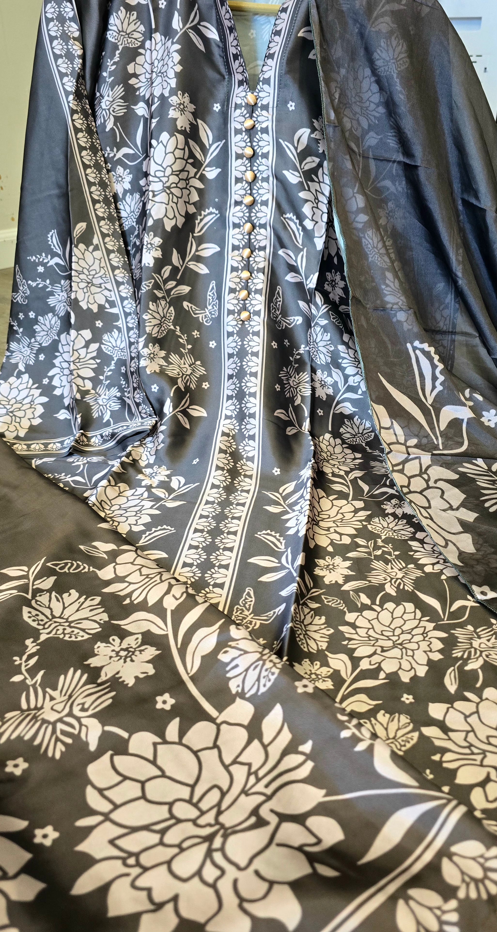 Printed Silk Outfit