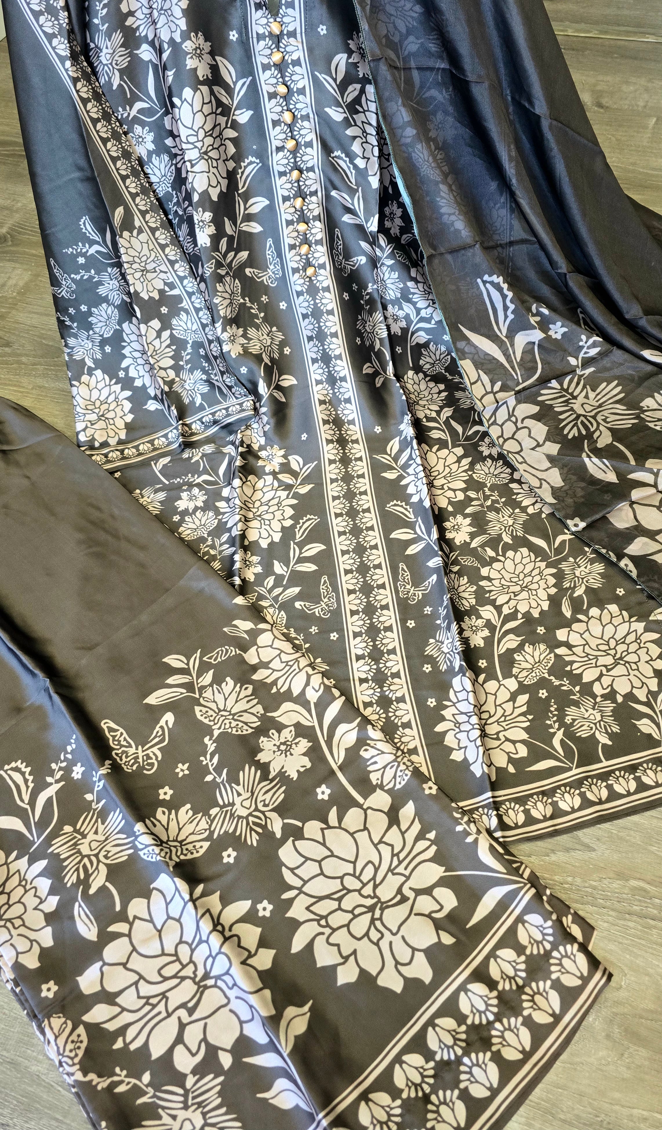 Printed Silk Outfit