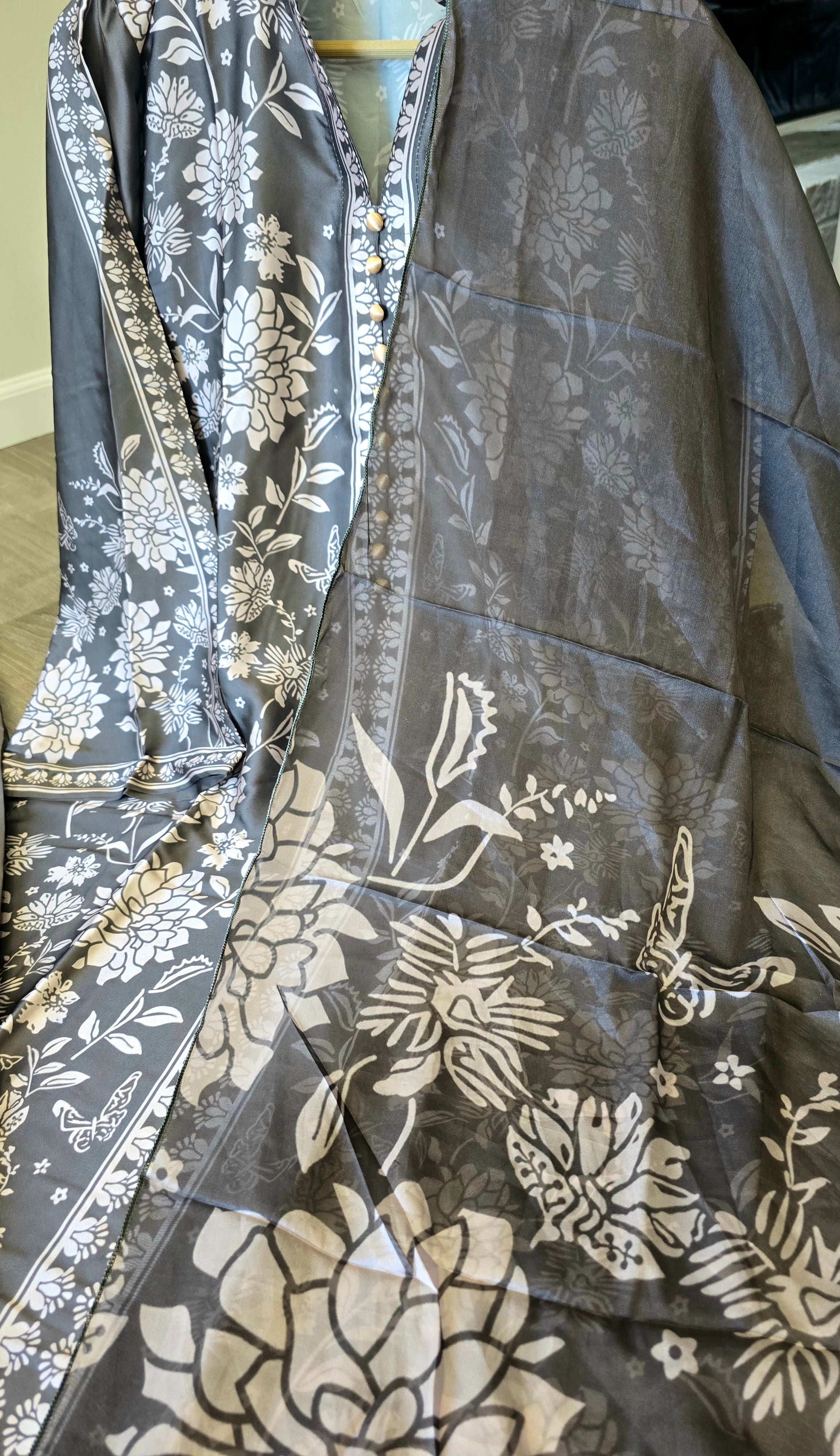 Printed Silk Outfit