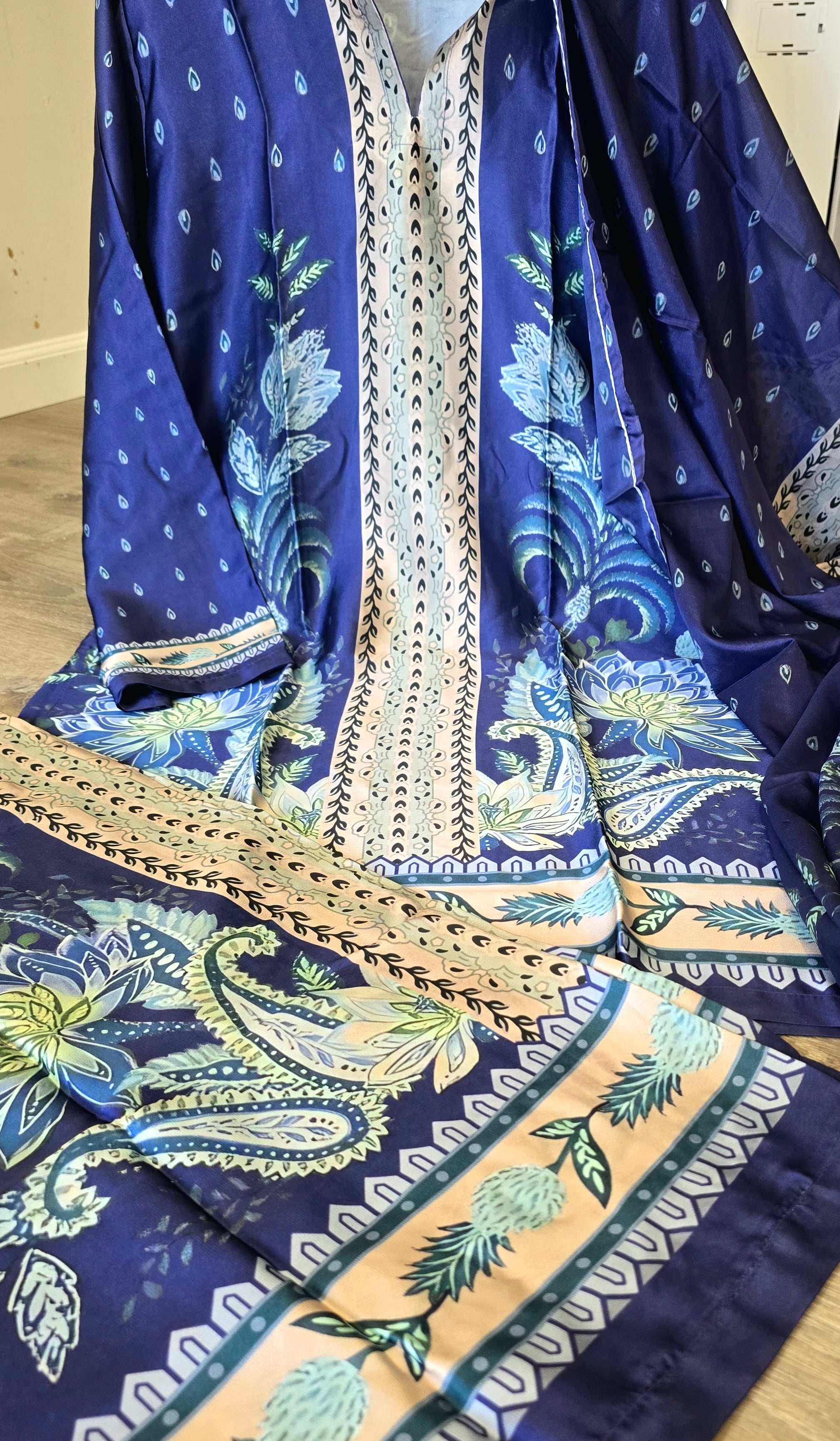 Printed Silk Outfit