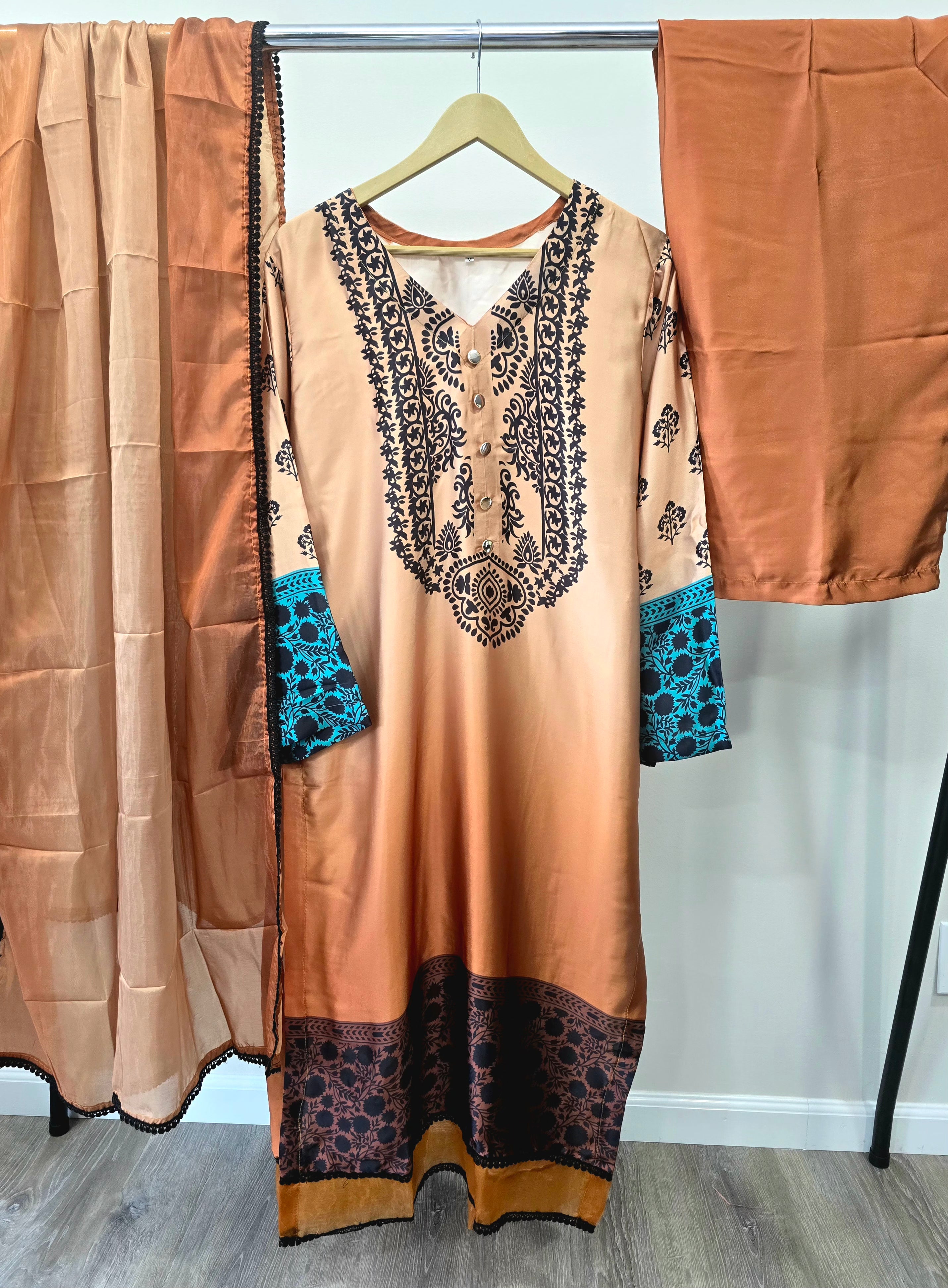 Printed Silk outfit
