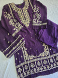 EMBROIDERED CHIFFON