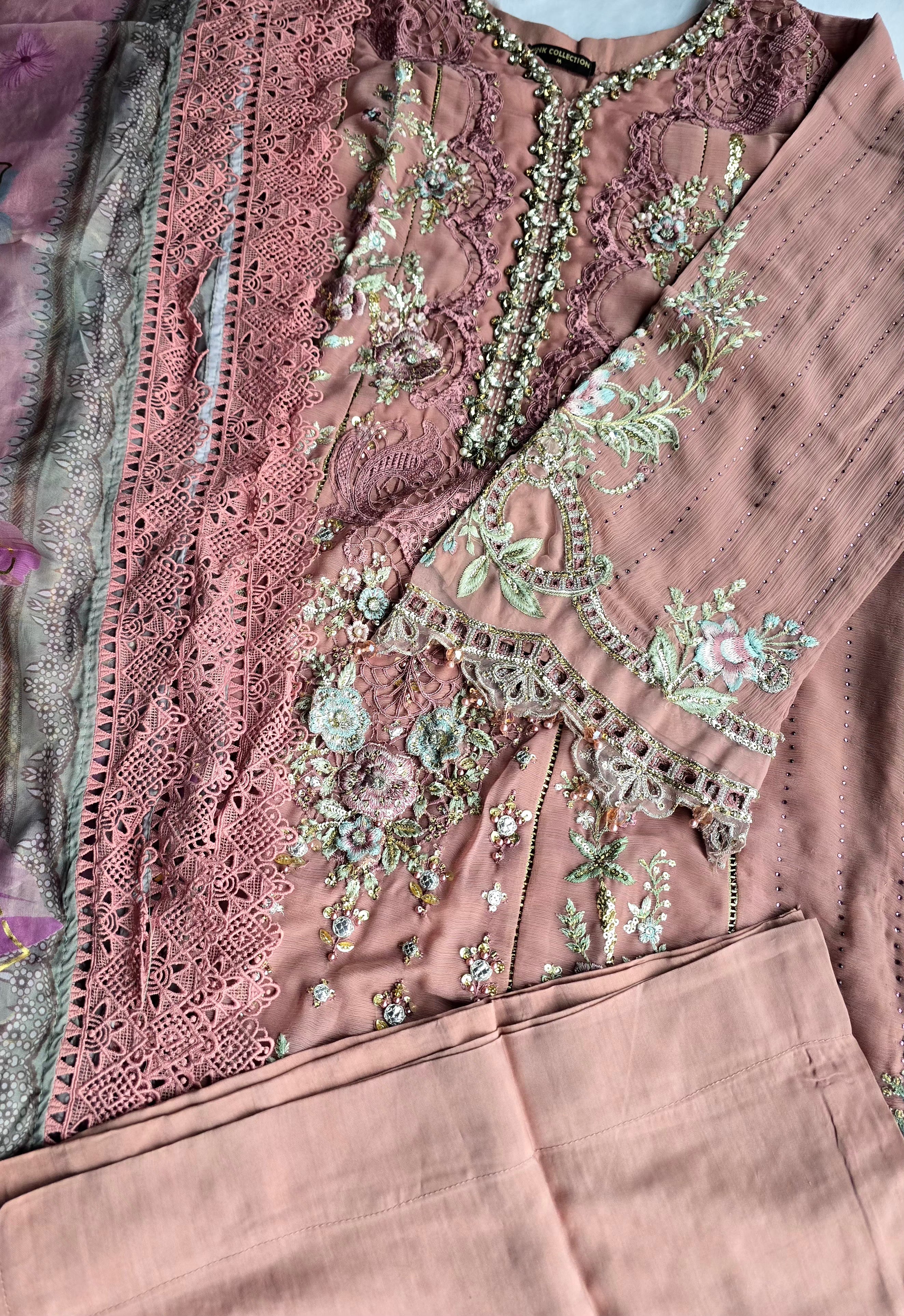 RTW CHIFFON PINK SUIT