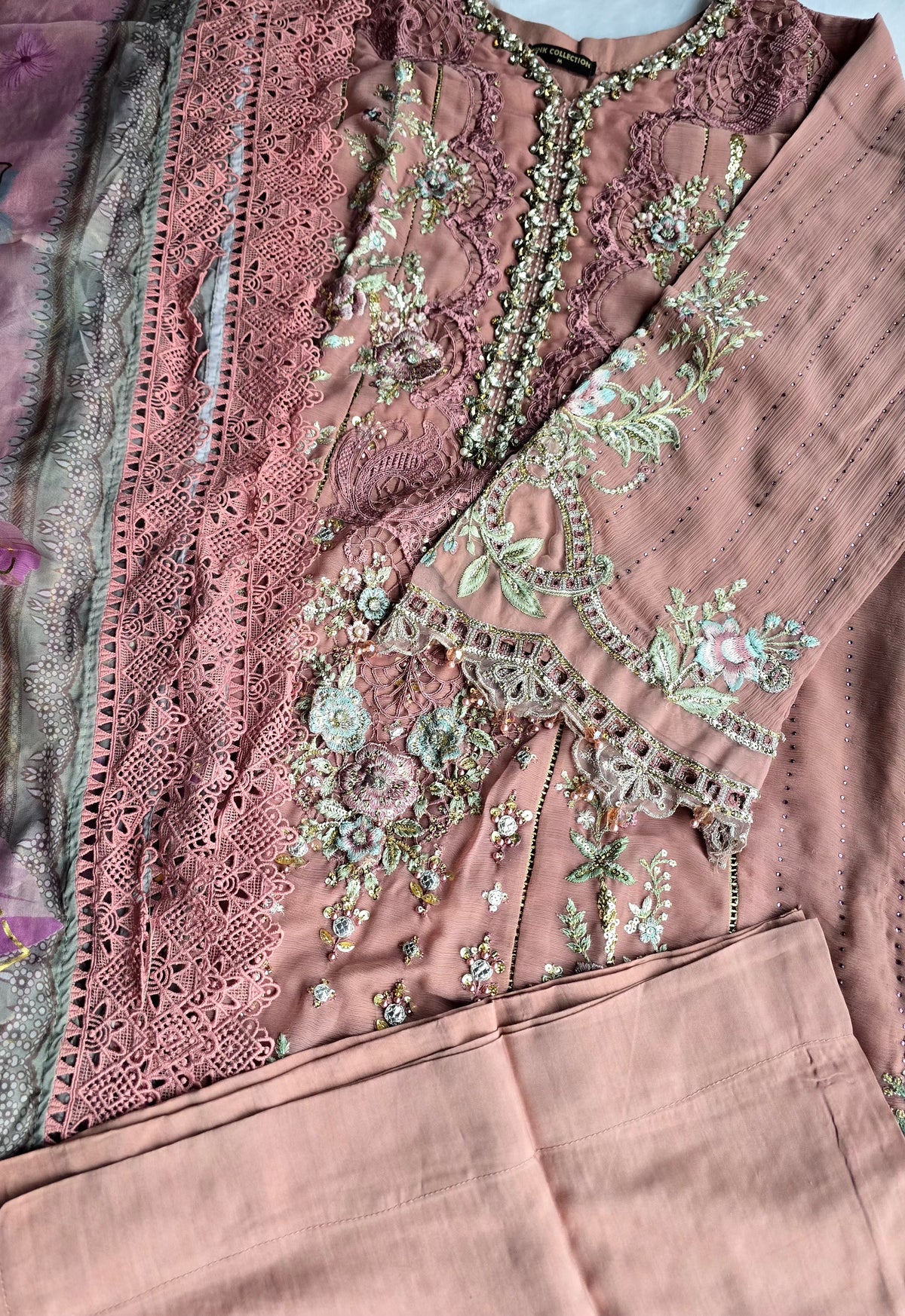 RTW CHIFFON PINK SUIT