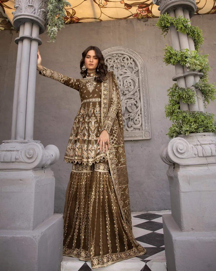 PEPLUM STYLE GHARARA OUTFIT