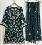 EMB CHIFFON OUTFIT