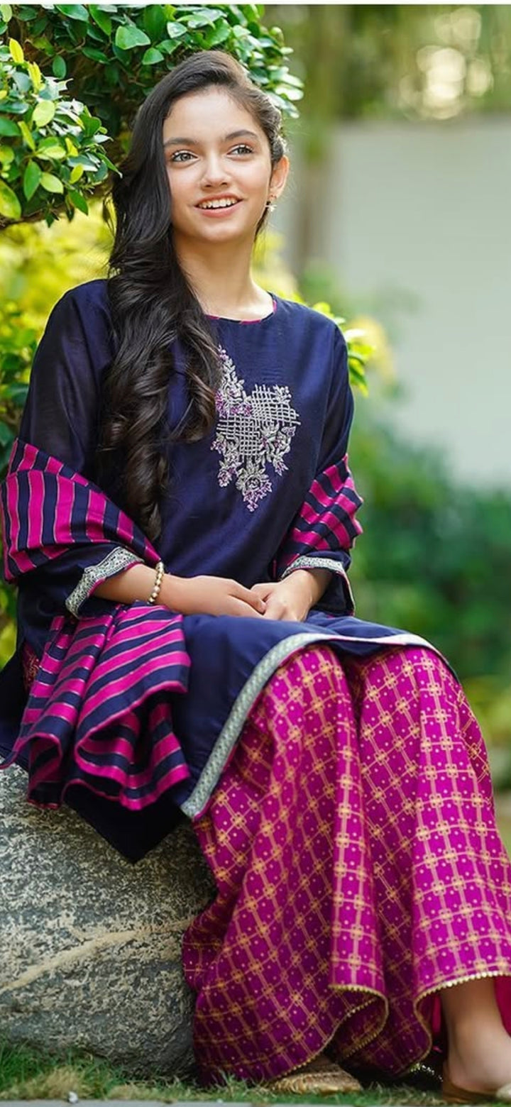Girls 3pc gharara