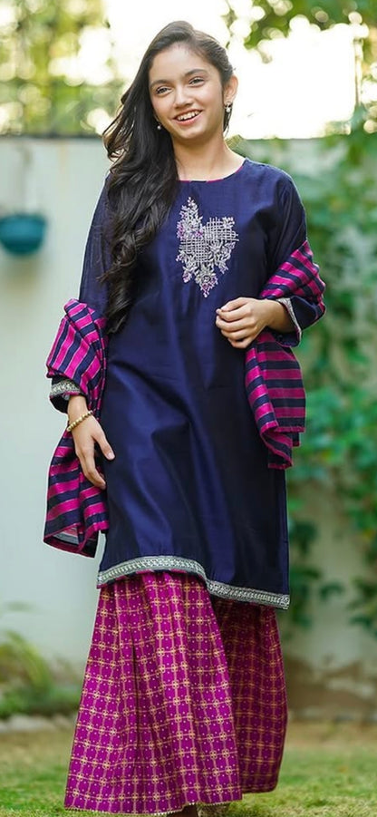 Girls 3pc gharara