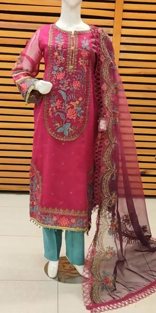 RTW Embroidered Organza