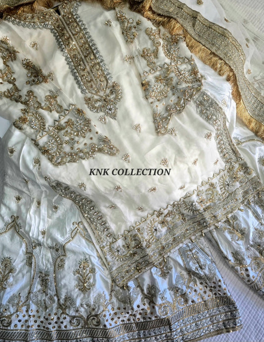 HANDWORK SHARARA SET