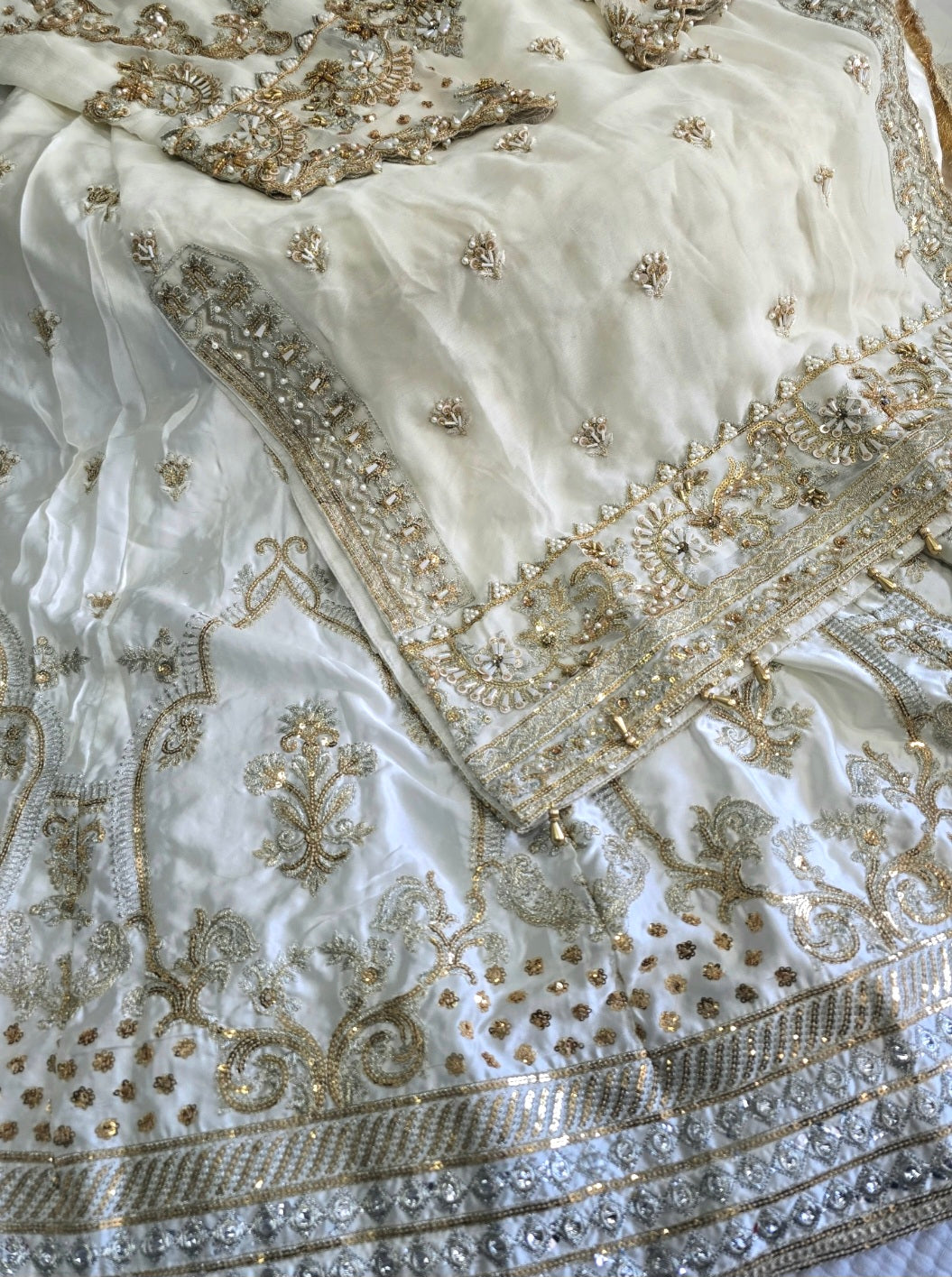HANDWORK SHARARA SET