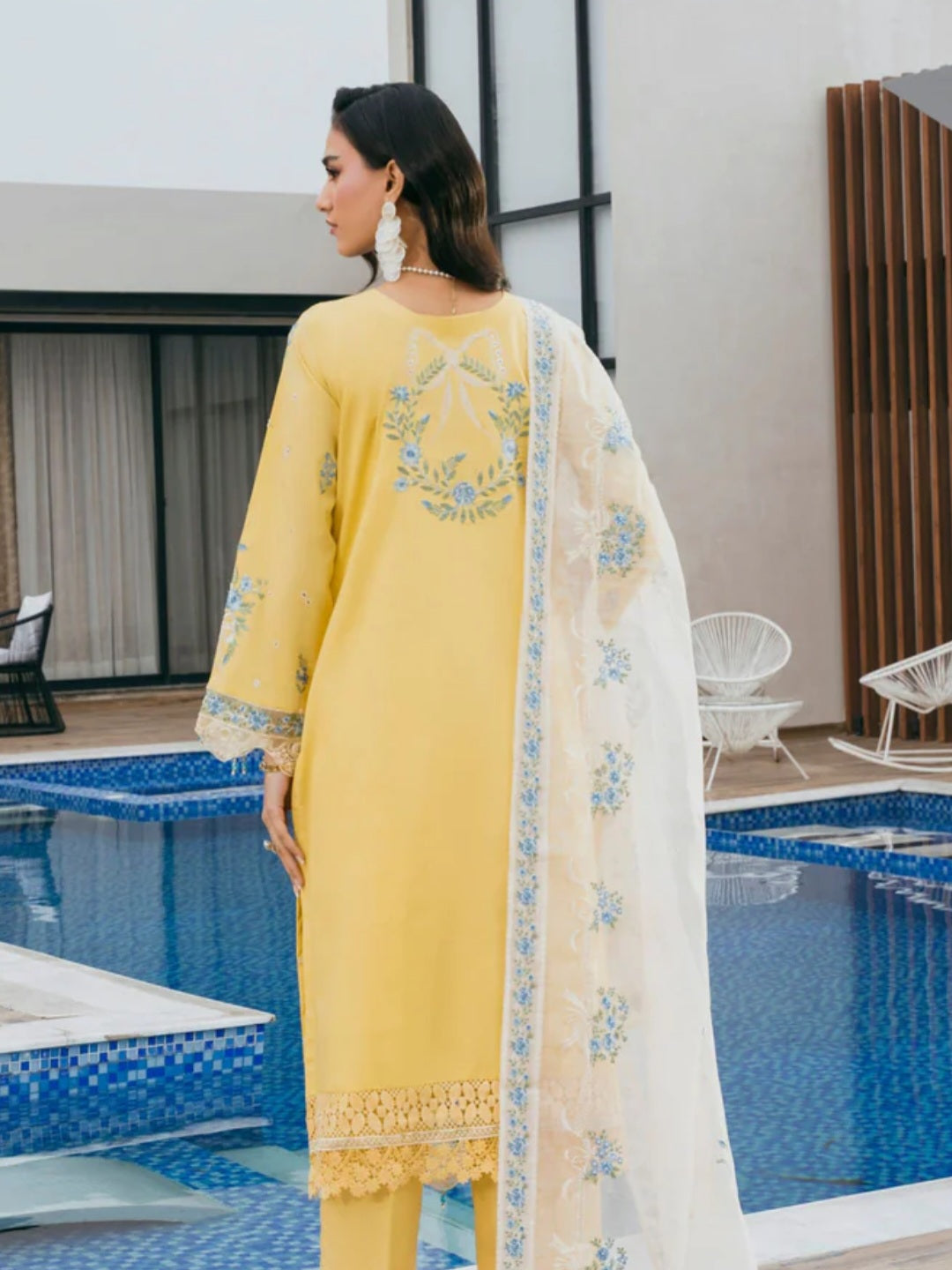 EMBROIDERED 3PC LAWN