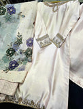 CUSTOM FORMAL HAND-PAINT DUPATTA WITH SHARARA