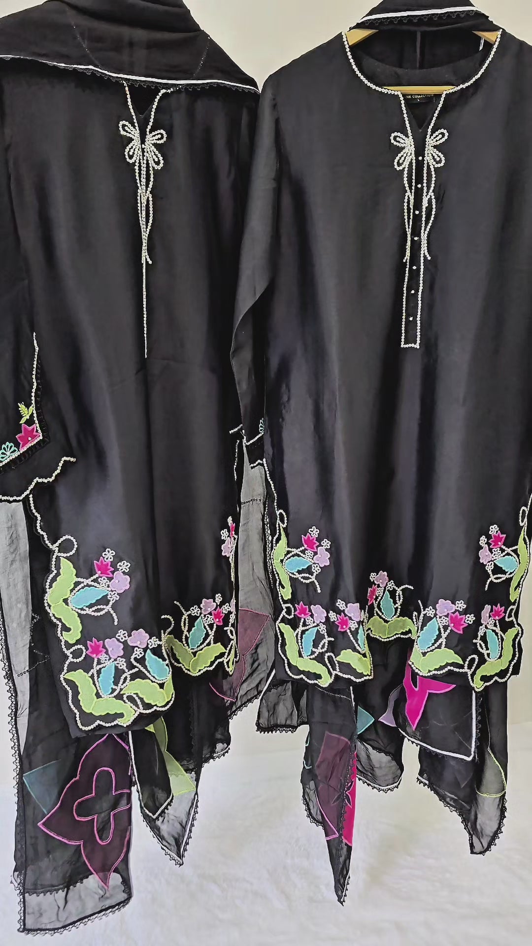 CUSTOM MADE SHEESHA SILK SKINNY SHALWAR STYLE