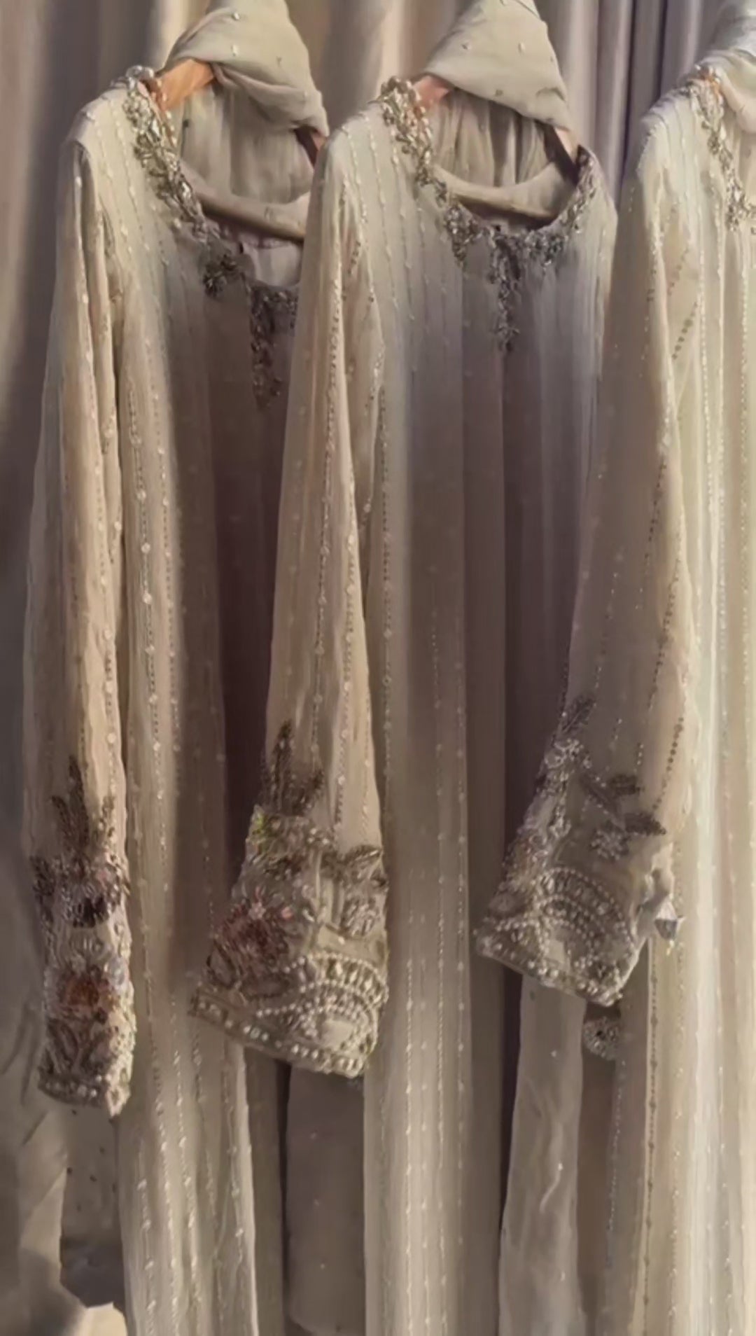 Chiffon Handwork knk Design