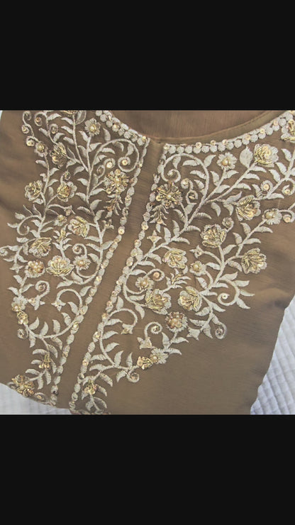 EMB CHIFFON OUTFIT