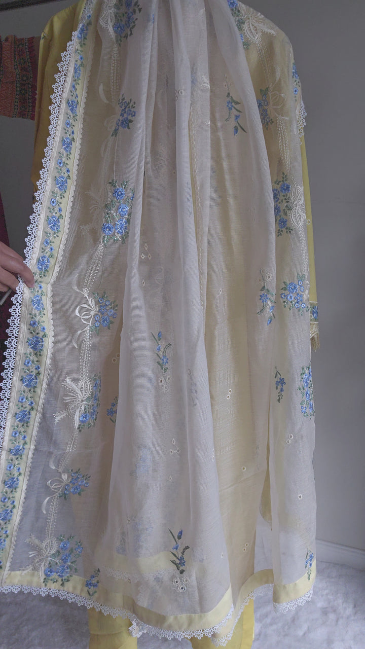 EMBROIDERED 3PC LAWN